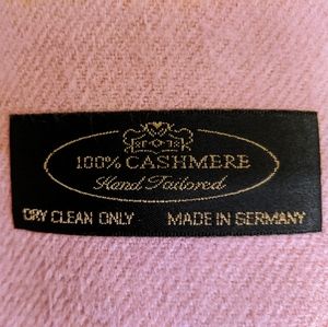 New 100% cashmere German hand tailored scarf